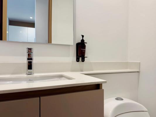 Polished Loft w/ Balcony in Santa Bárbara