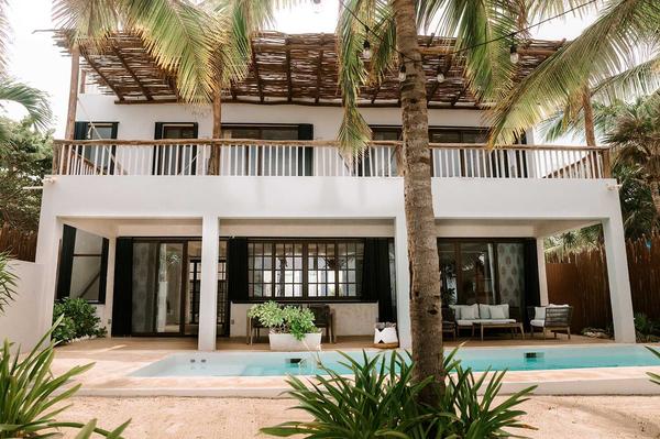 Eco-Luxury Beachfront Villa in Tulum