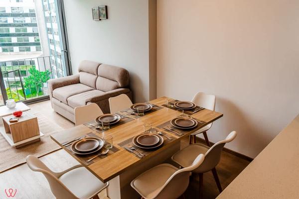 Bright 1BR w/ Gym and Chill Terrace